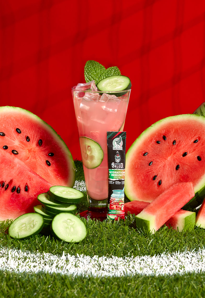 México x Salud Hydration + Immunity: Pepino Sandía | Cucumber Watermelon