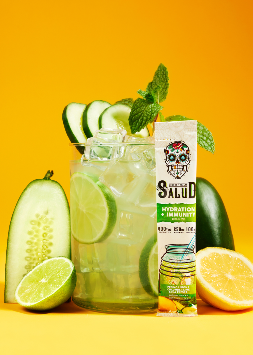 Hydration + Immunity, Pepino Limón | Cucumber Lime