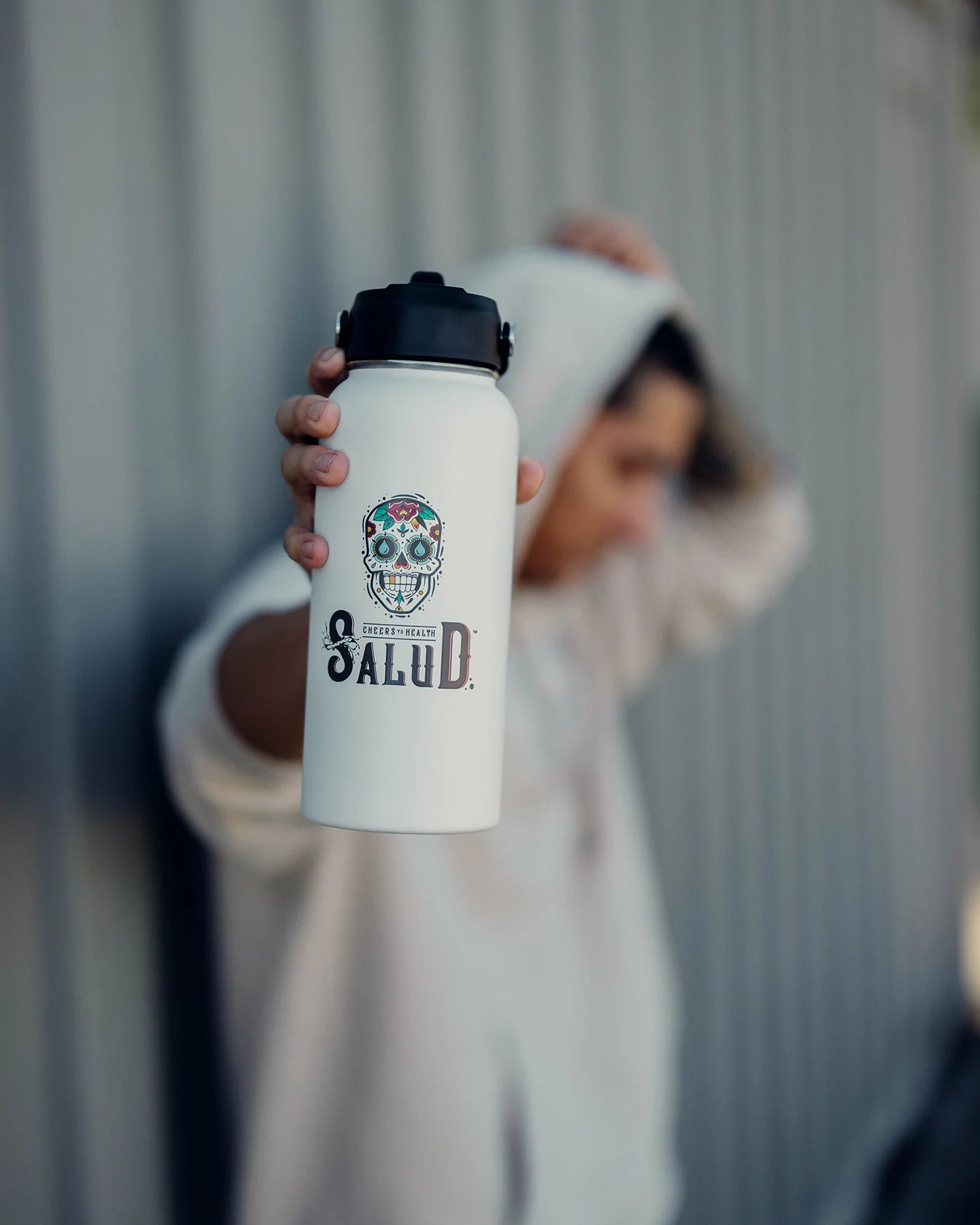 32oz Stainless Steel Bottle - White