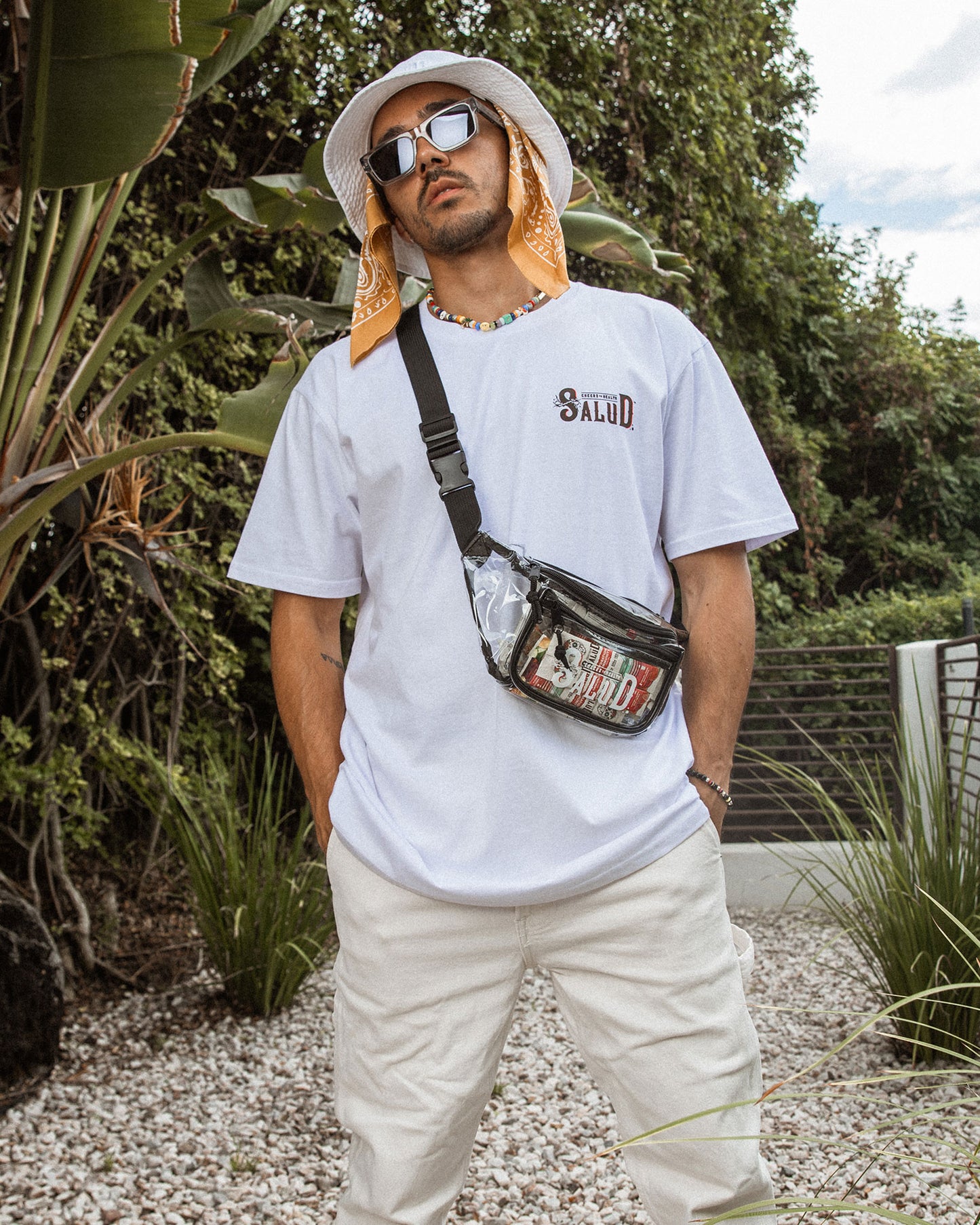 Salud Primary Tee - White