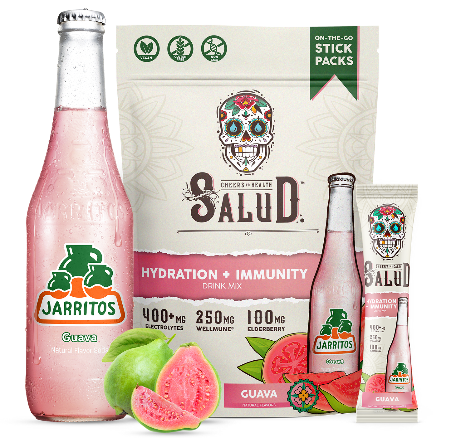 Hydration + Immunity, Salud x Jarritos: Guava