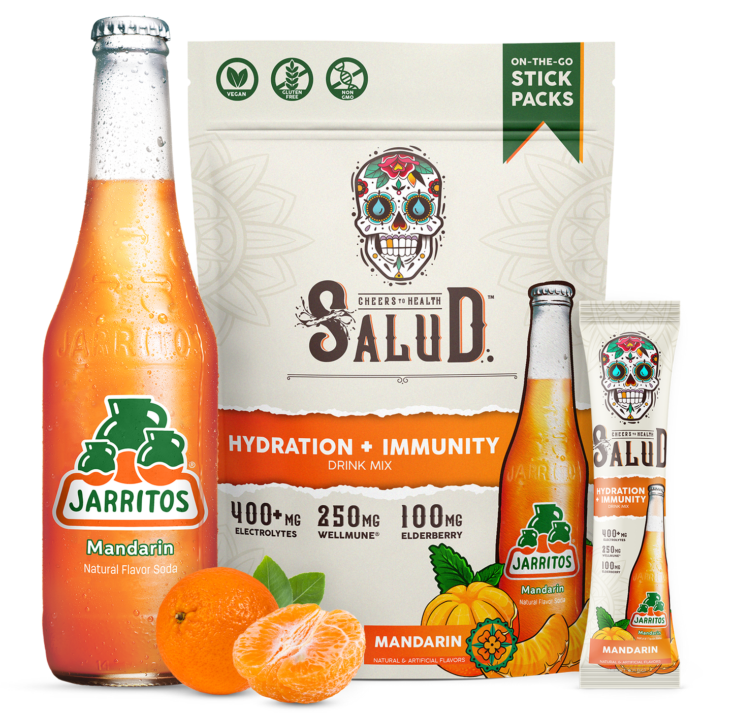 Hydration + Immunity, Salud x Jarritos: Mandarin