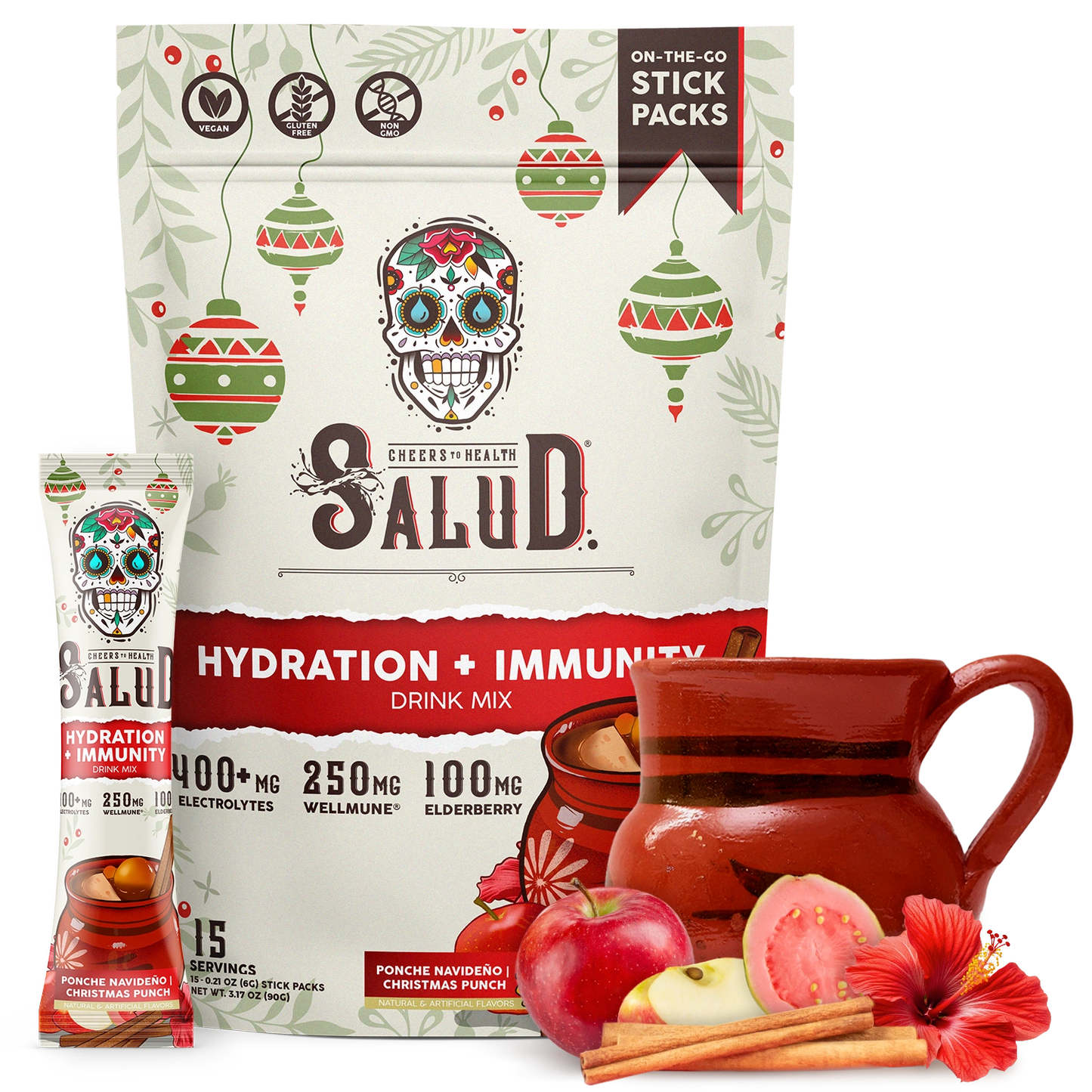 Hydration + Immunity, Ponche Navideño | Christmas Punch