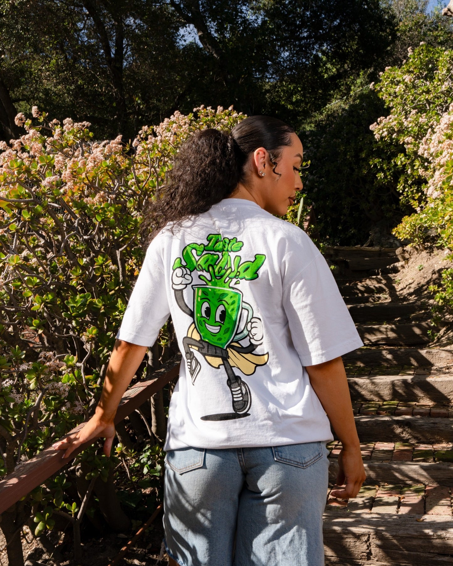 Greens + Superfoods Tee - White