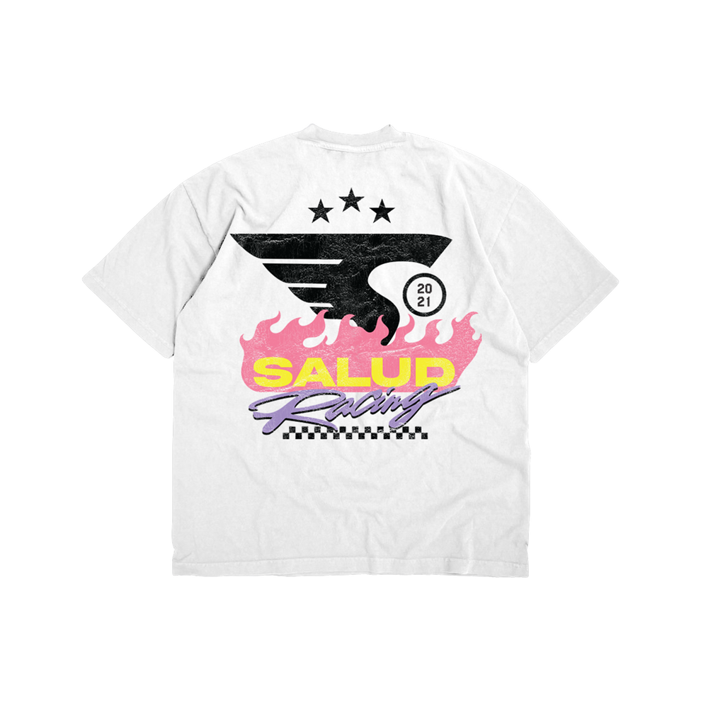 Motorsport Tee - White – Taste Salud