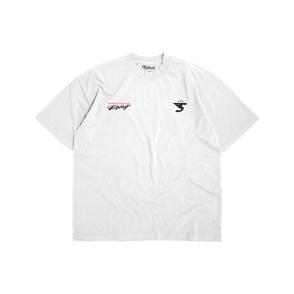 Motorsport Tee - White – Taste Salud