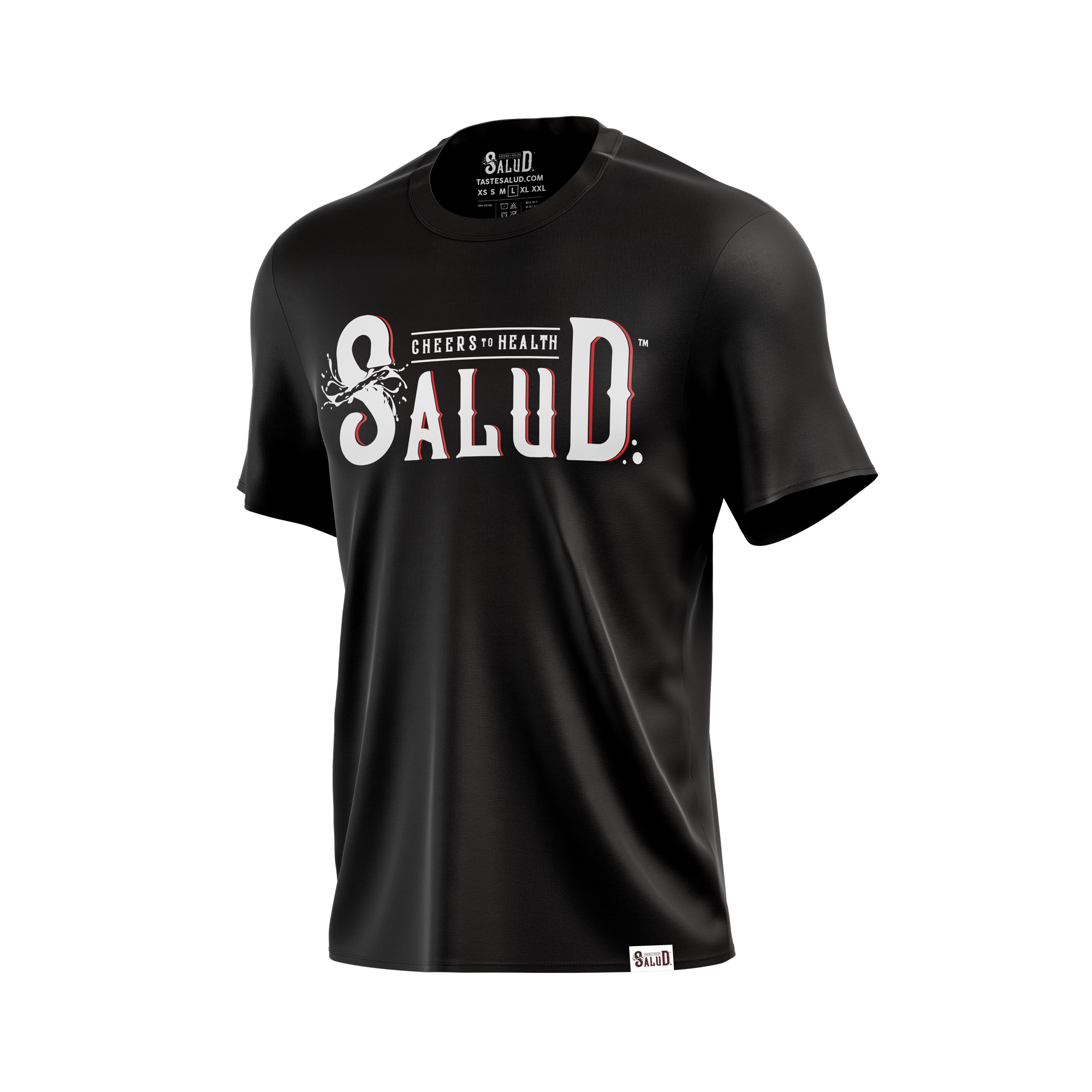 Salud Brand Tee - Black
