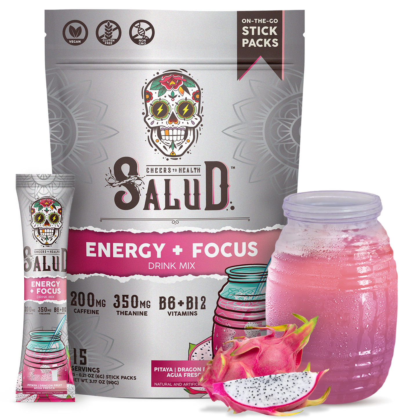 Energy + Focus, Pitaya | Dragon Fruit