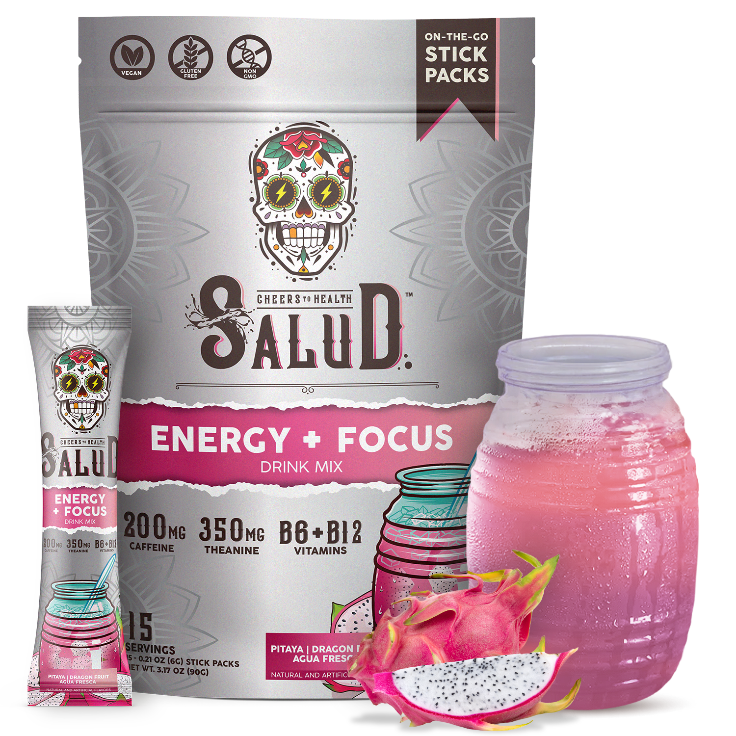 Energy + Focus, Pitaya | Dragon Fruit