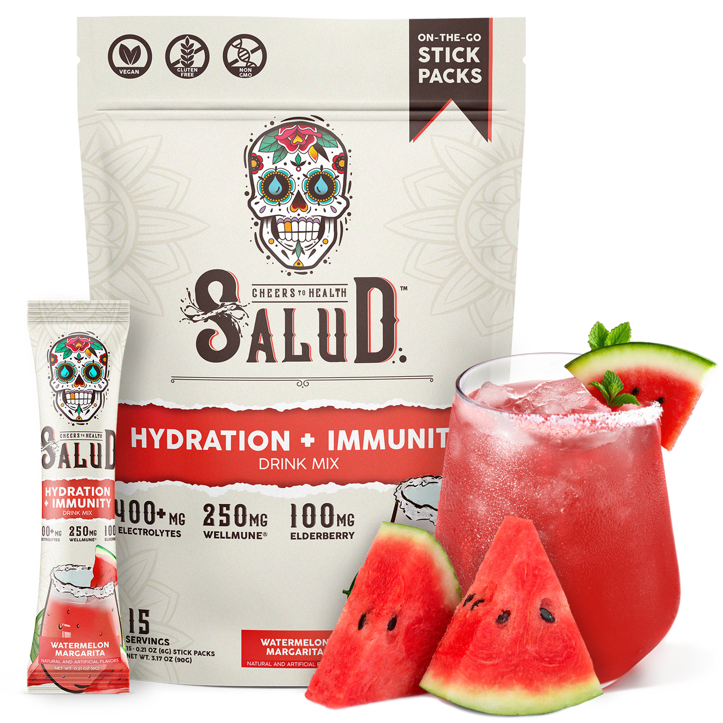 Hydration + Immunity, Watermelon Margarita