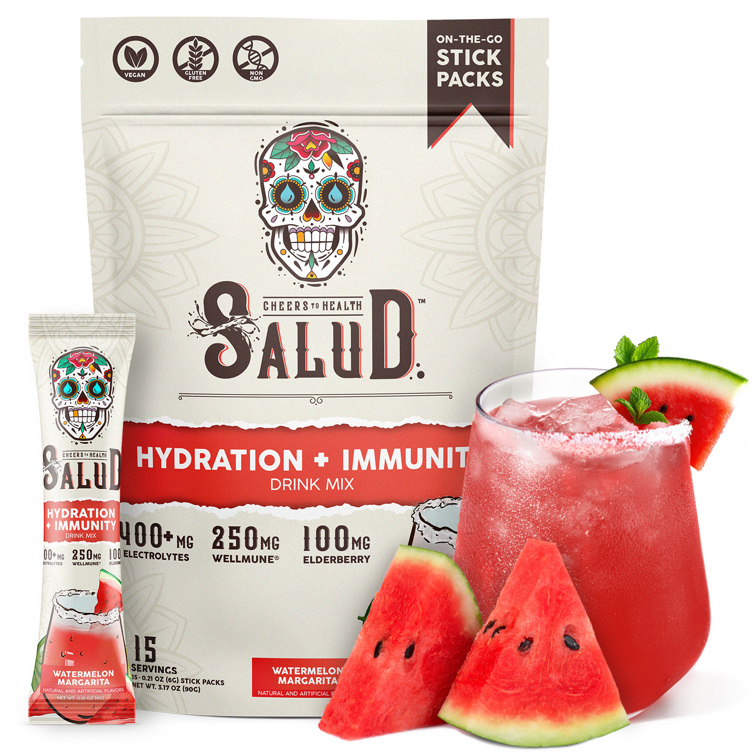 Hydration + Immunity, Watermelon Margarita