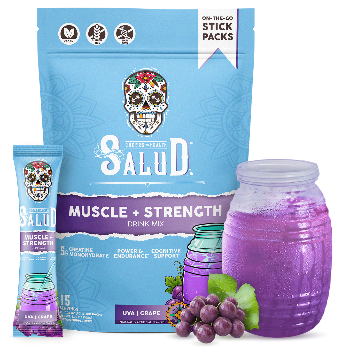 Muscle + Strength, Uva | Grape