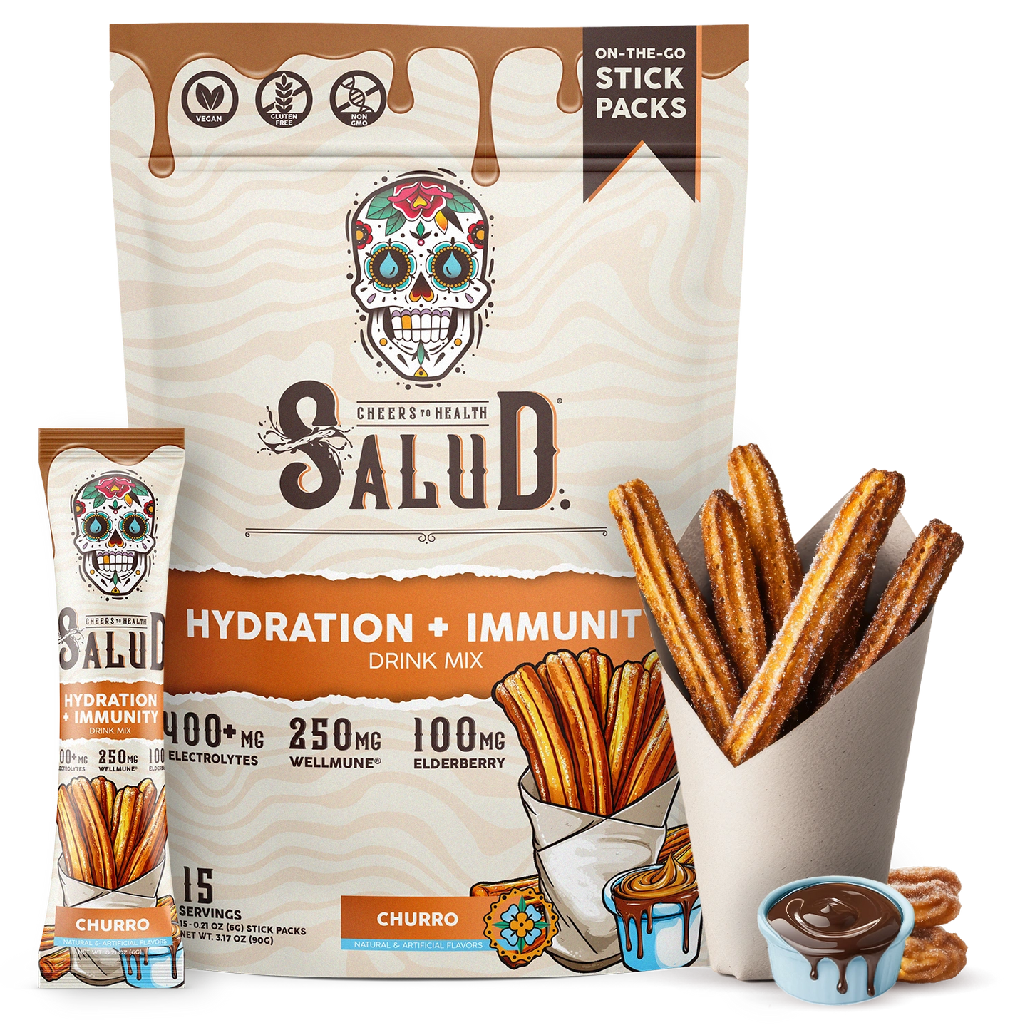 Hydration + Immunity, Churro