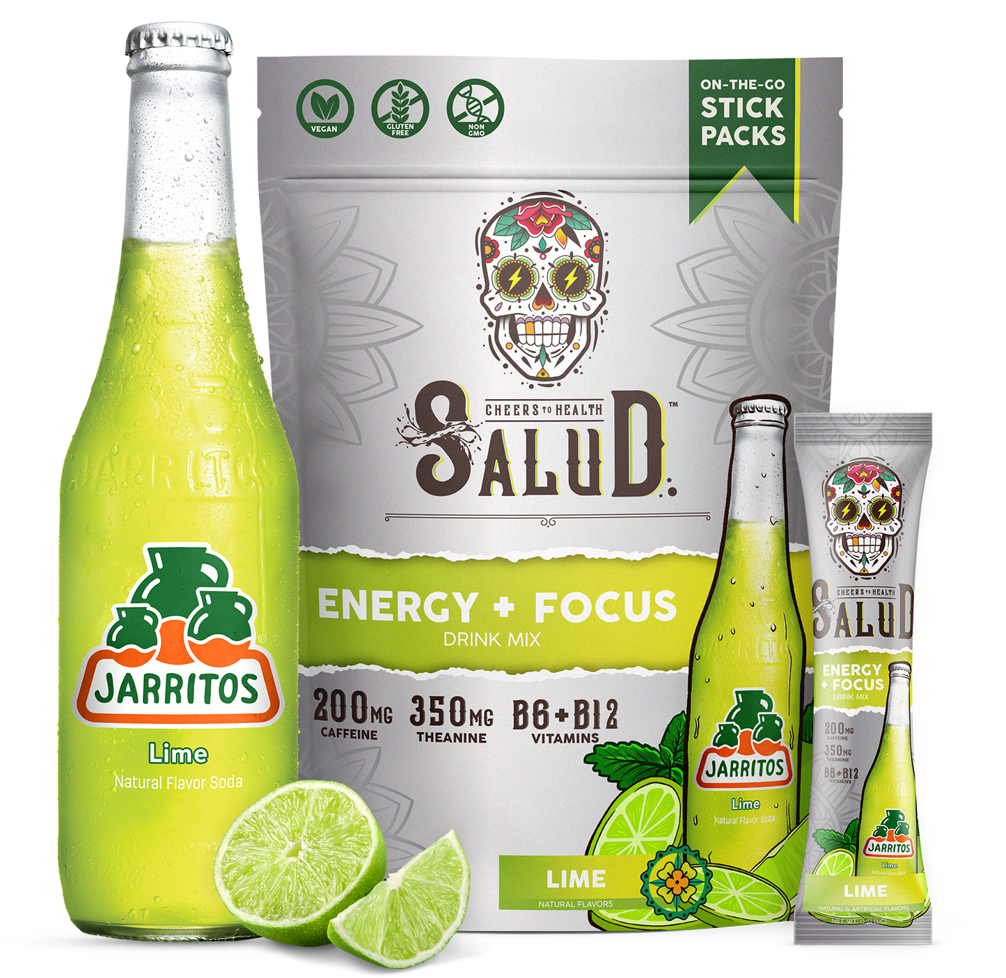 Energy + Focus, Salud x Jarritos: Lime