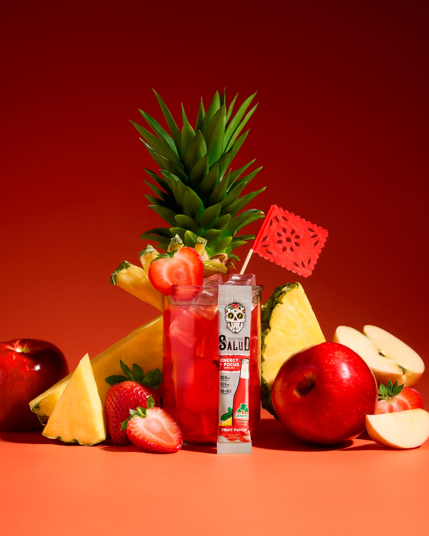 Energy + Focus, Salud x Jarritos: Fruit Punch